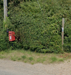 Blocked Path Brundish Suffolk B1118